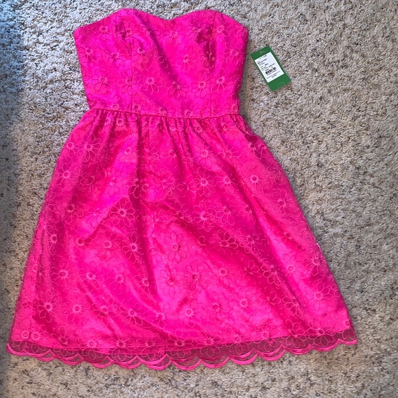 Lilly Pulitzer Savvy Floral Organza Dress